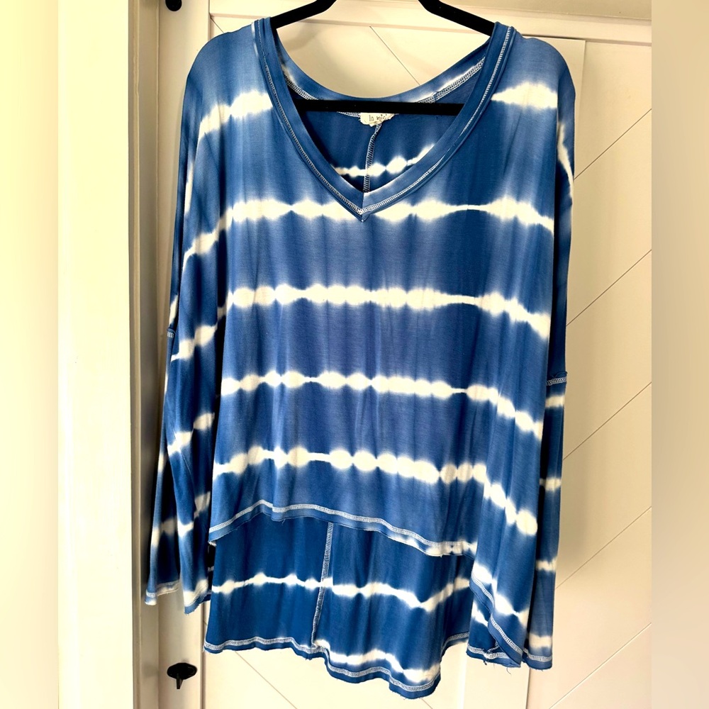 Relaxed BoHo TieDye tunic shirt